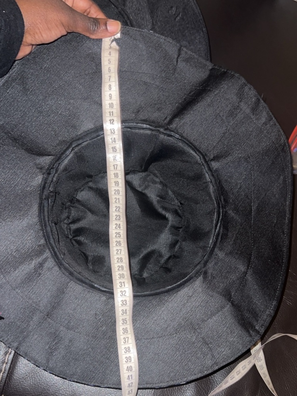 African Print Bucket Hat Wax Style Colorful by K-K Vogues - Olive, Black & Red - Picture 7 of 8